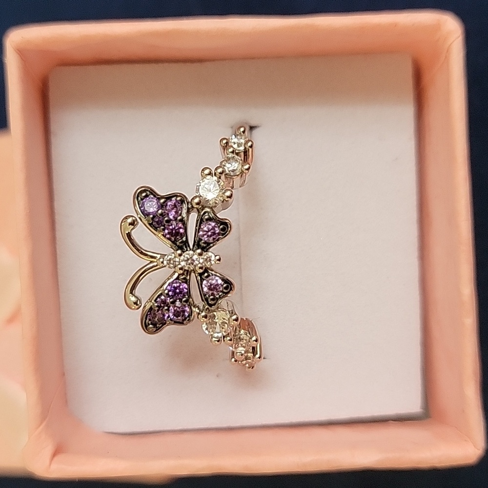 Bomb Party Size 9 Lavender Cubic Zirconia Ring
